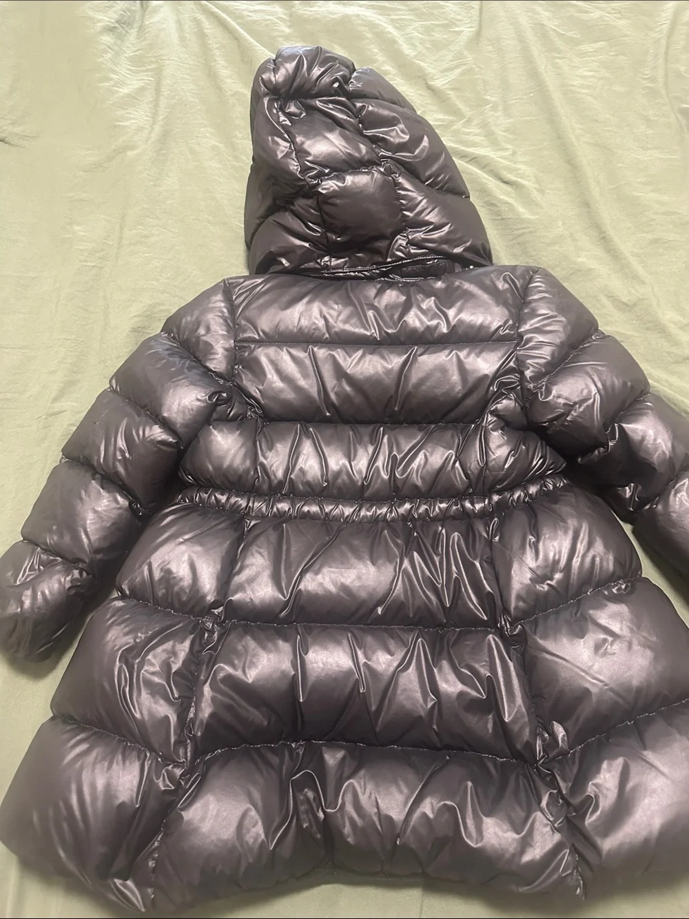 Polo by Ralph Lauren Kids Shiny Black Quilted Puffer Jacket with Hood